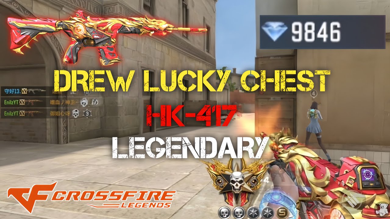 I SPEND 9xxx DIAMOND FOR HK-417 LEGENDARY | CROSSFIRE LEGENDS (CN)