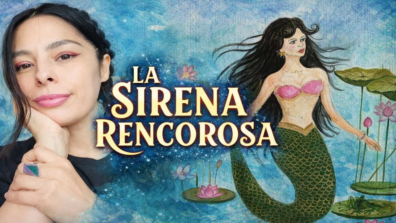 La Sirena Rencorosa | Relato de fantasía pintado en acuarela y acrílico