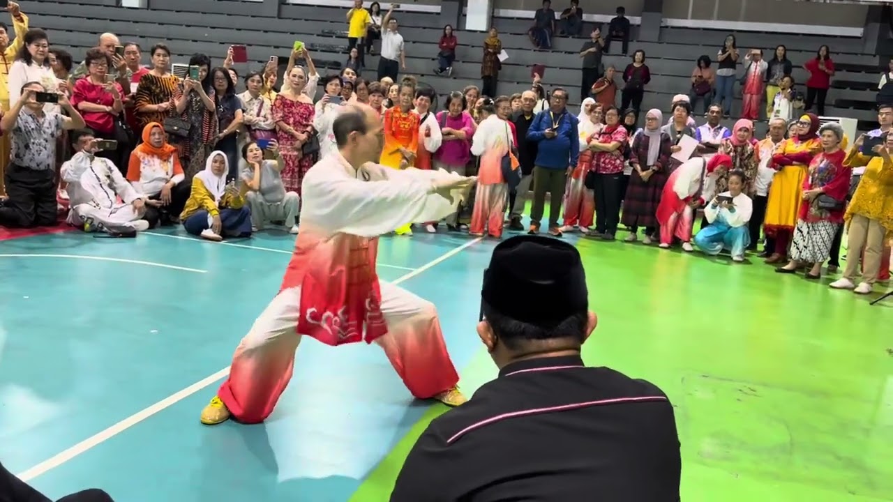 難得一見的太極拳（冷先鋒師傅）印尼人民喜歡您LENG XIANFENG TAICHI QUAN