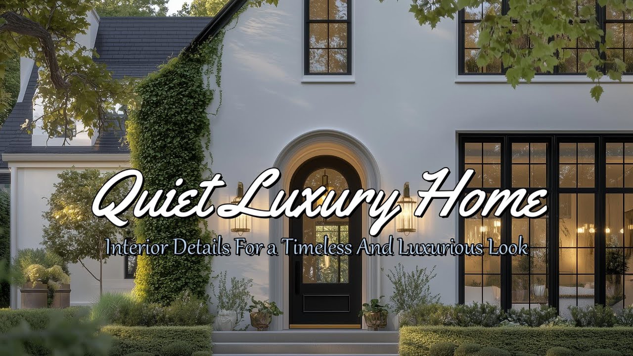 🏡 Interior Details For a Timeless And Luxurious Look