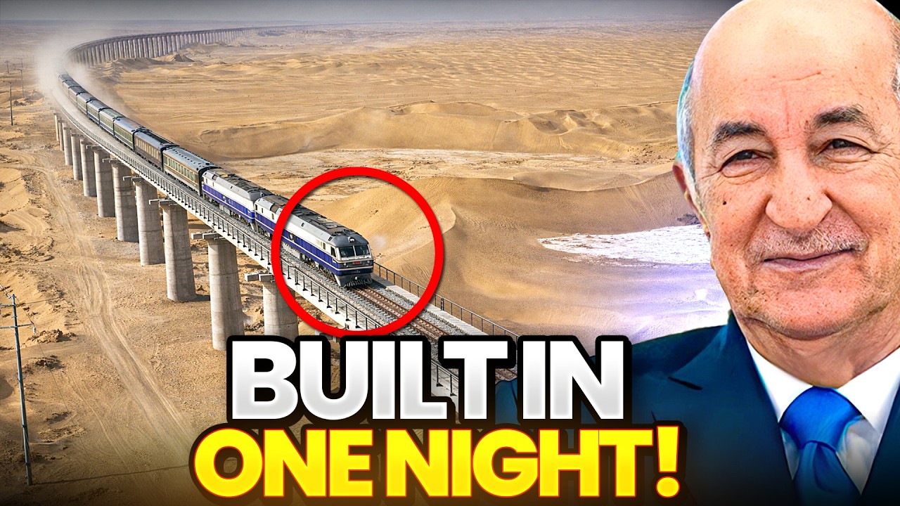 Algeria’s New 950KM Iron Railway Was Built Overnight