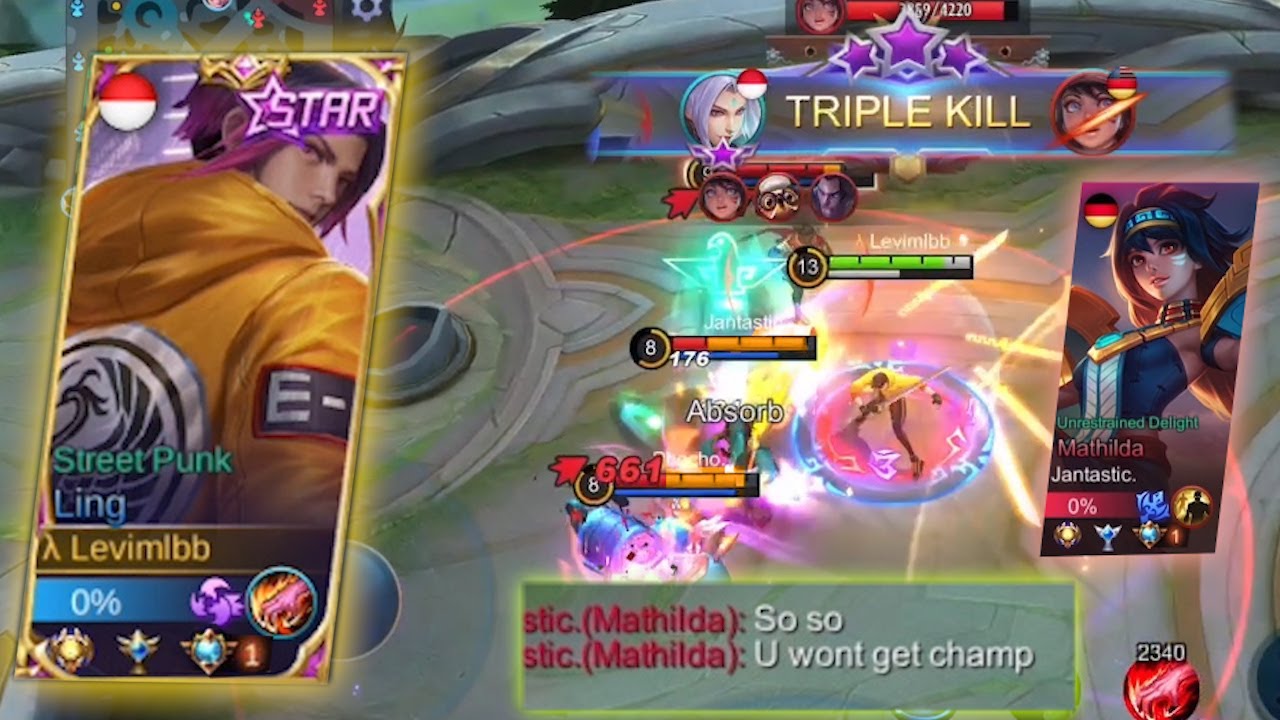LING FASTHAND VS SUPREME 1 MATHILDA IN TOURNAMENT?! | LING FASTHAND GAMEPLAY - Levimlbb