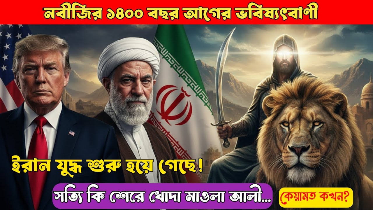 ইরান ও শেষ যুগের আলামত | নবীজি ১৪০০ বছর আগে যা বলেছেন | #হাশরের আগে