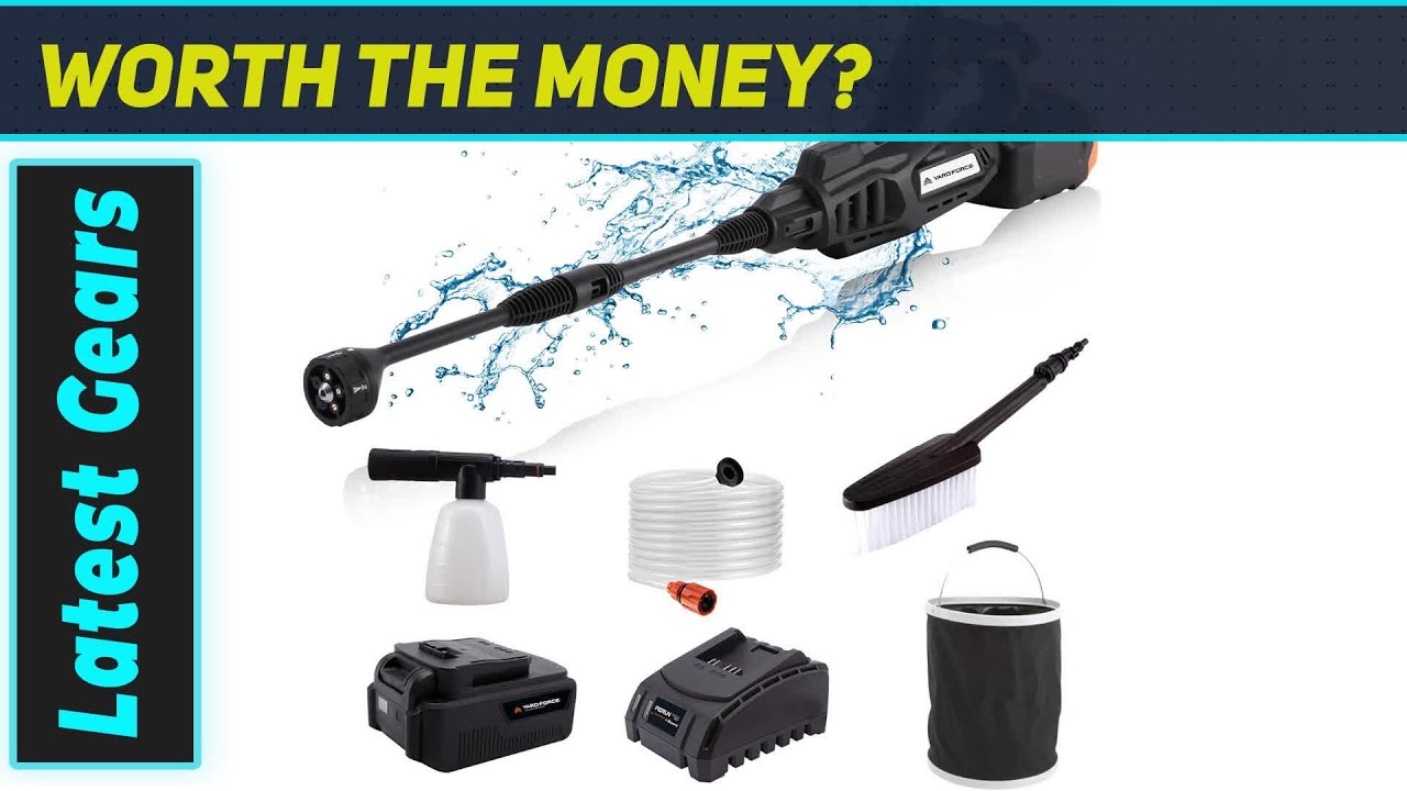 YardForce Cordless Pressure Washer: BEST Portable Power Washer?