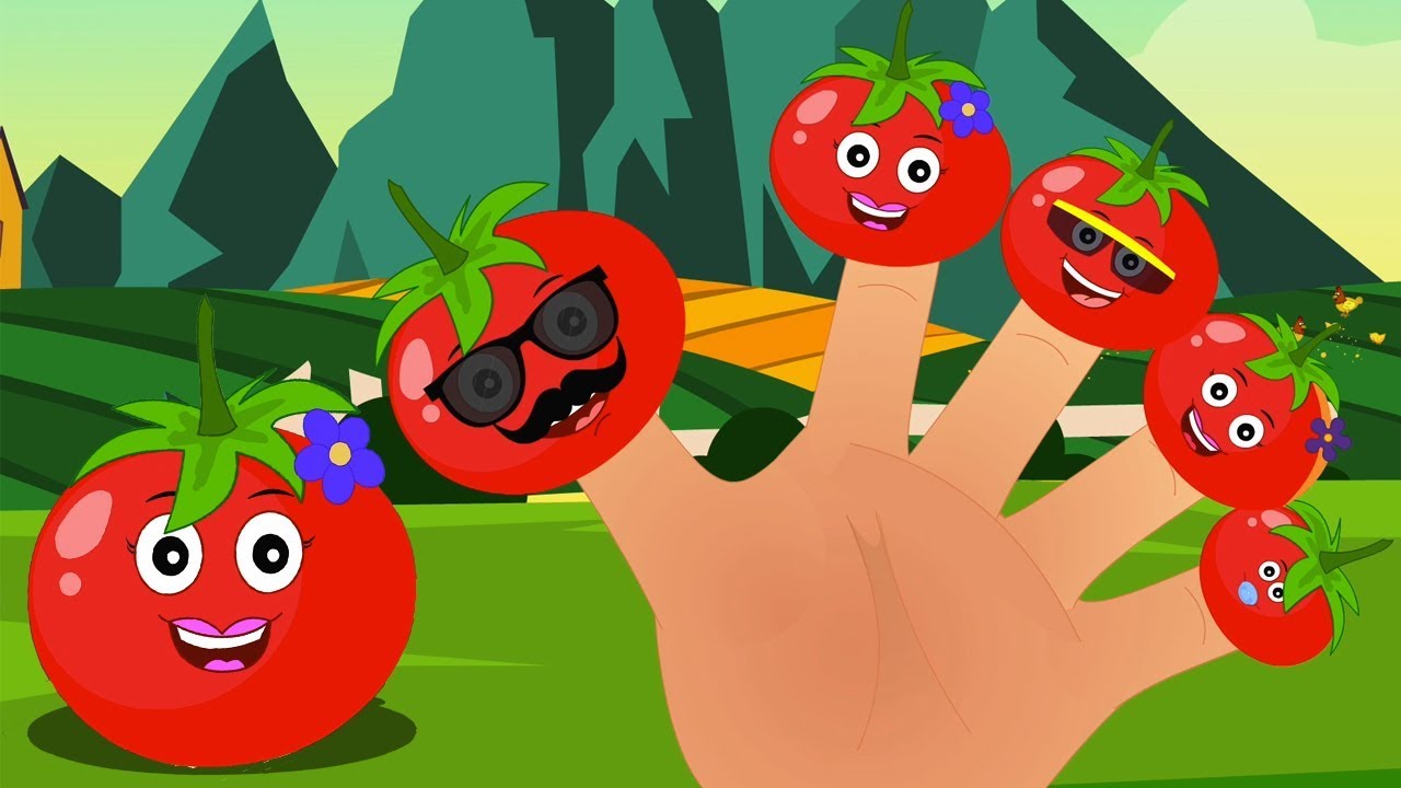 томатный палец семья | Tomato Finger Family | Preschool Russia | русский мультфильмы для детей