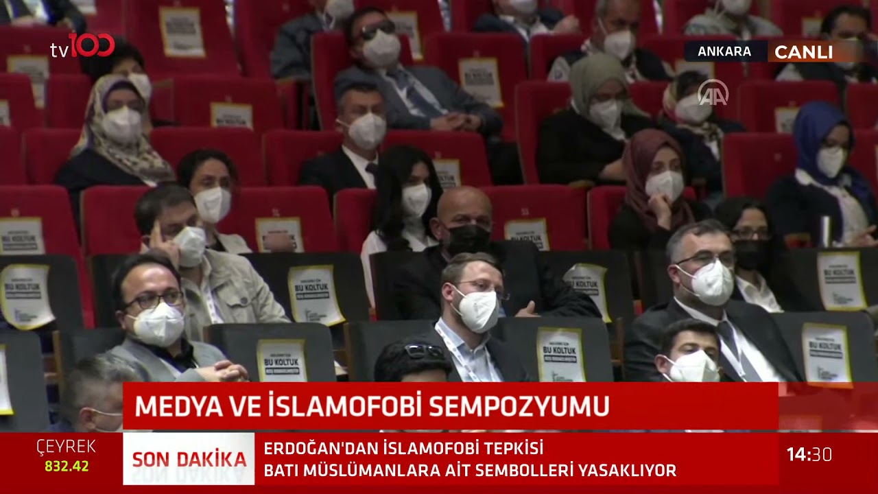 Cumhurbaşkanı Erdoğan Medya ve İslamofobi Sempozyumu'nda konuştu