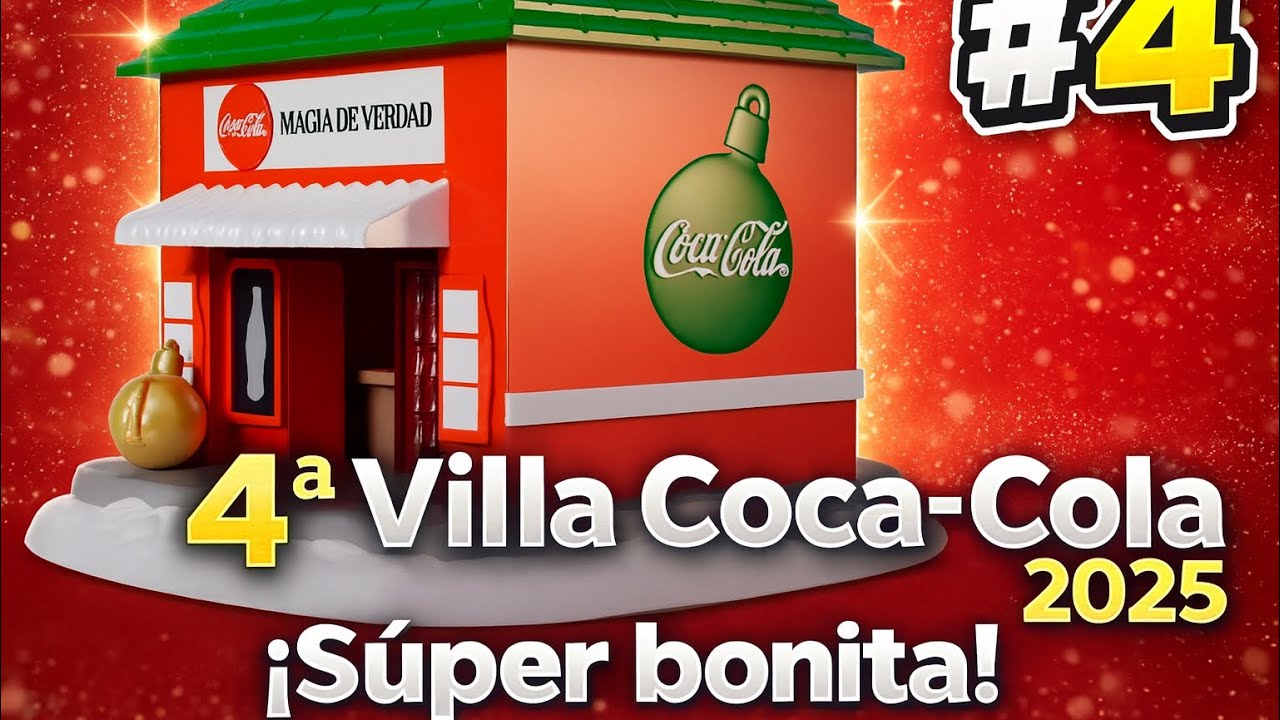 ABRIENDO la CUARTA Villa Coca-Cola 2025 ✨🎄 | ¡La más bonita de la colección!