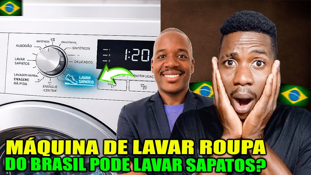 MAQUINA DE LAVAR ROUPAS DO BRASIL PODE LAVAR SAPATOS?