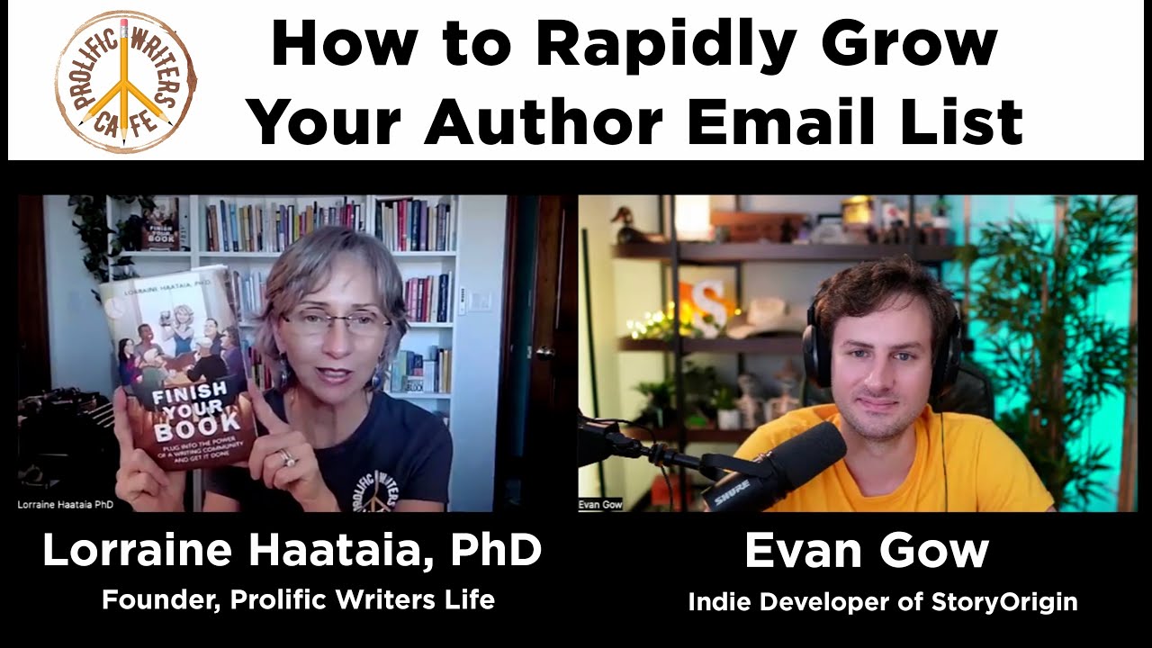 Rapidly Grow Your Author Email List with Evan Gow of StoryOrigin