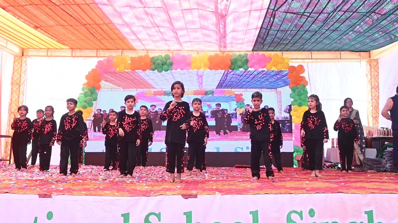 Papa Theme Performance: 5th Annual Day Celebration in Oxford International School, Singhani