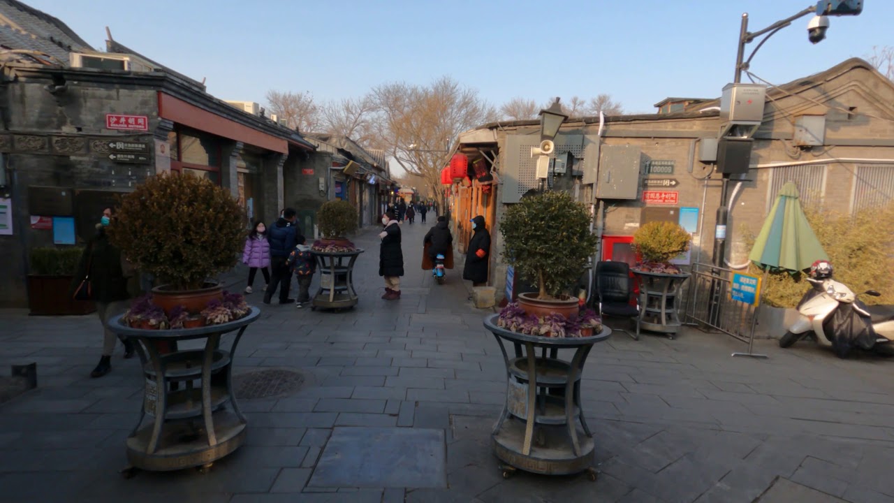[4K 60FPS] Walking through South Luogu Lane, Beijing, China with GoPro Hero 9