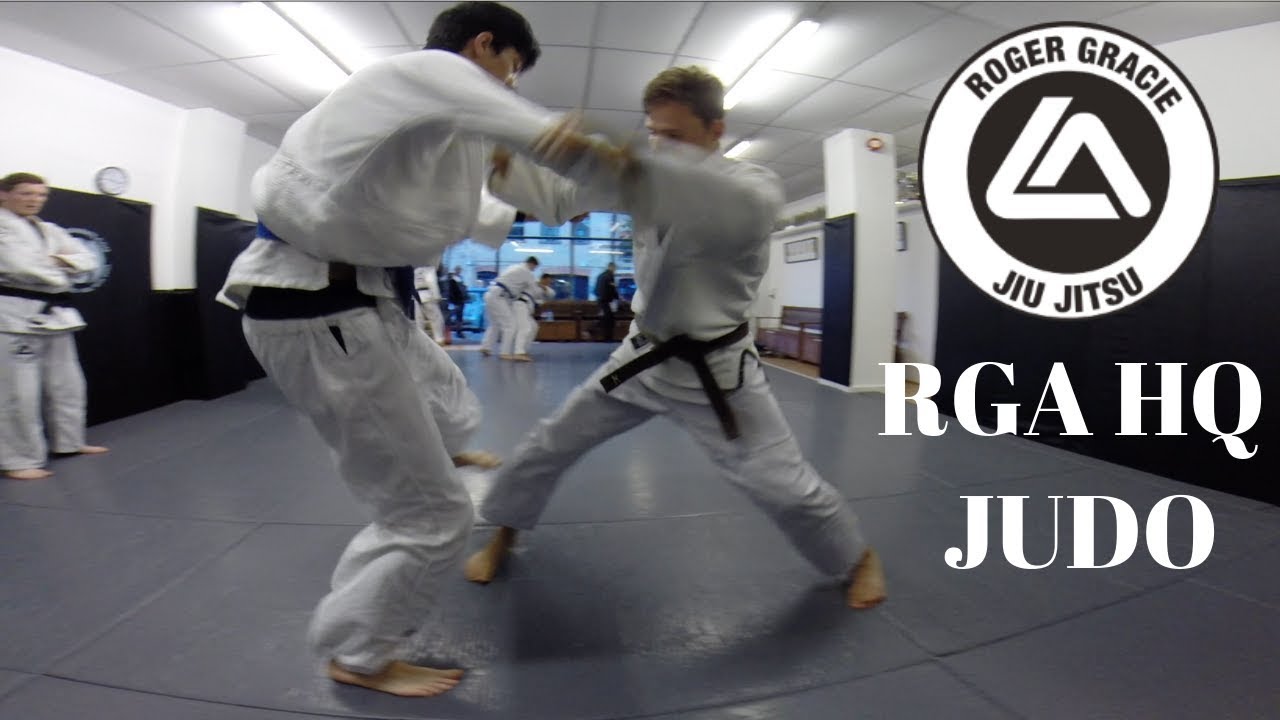 Judo class at Roger Gracie Academy HQ
