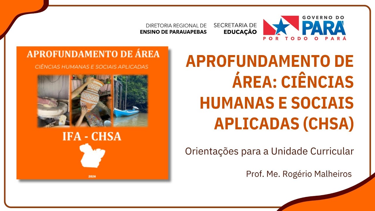 Ciências Humanas e Sociais Aplicadas - Aprofundamento de Área
