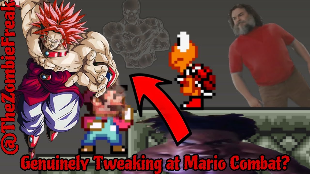 Genuinely Tweaking in Mario Combat | [TheZombieFreak]
