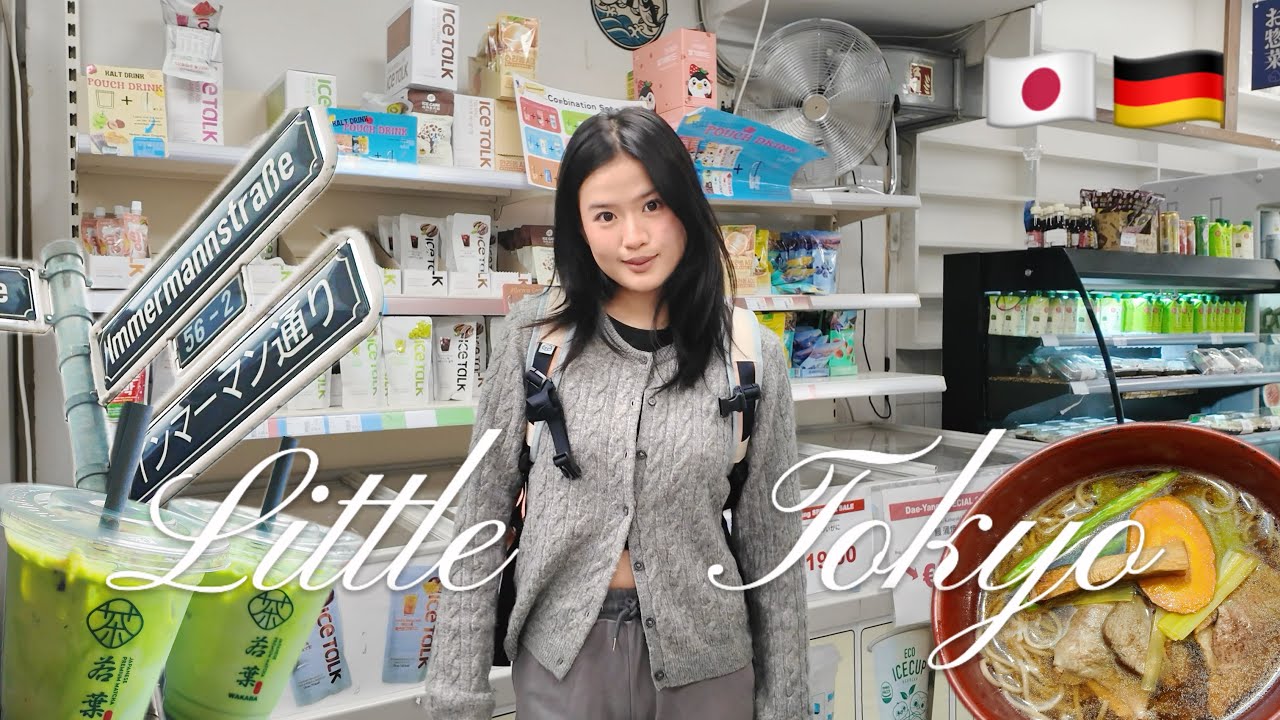spending a day at Little Tokyo but in Germany (Düsseldorf) 🇩🇪🇯🇵 foods vlog - studying in Germany 