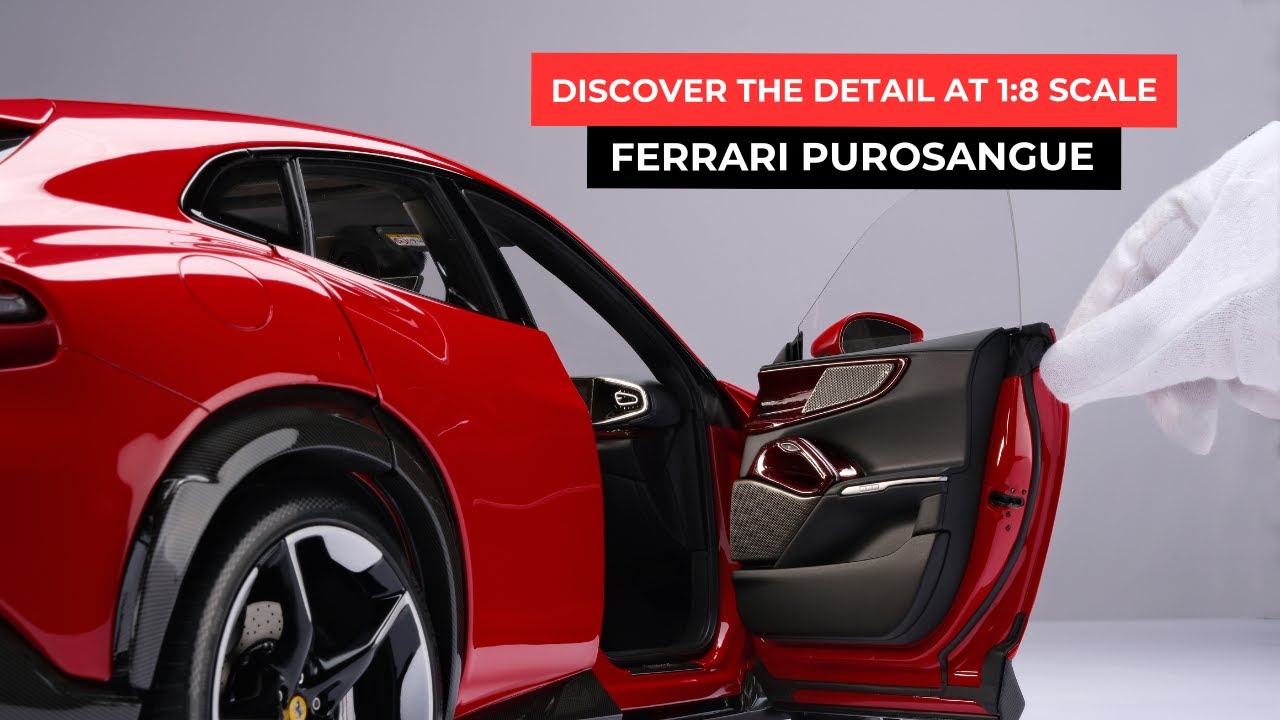The Ferrari Purosangue at 1:8 scale