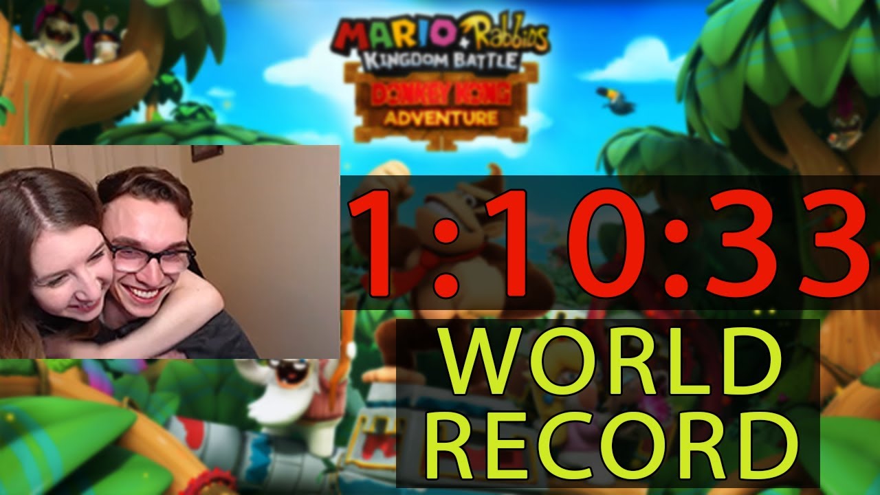 DK Adventure Any% Speedrun in 1:10:33 - Mario + Rabbids Kingdom
