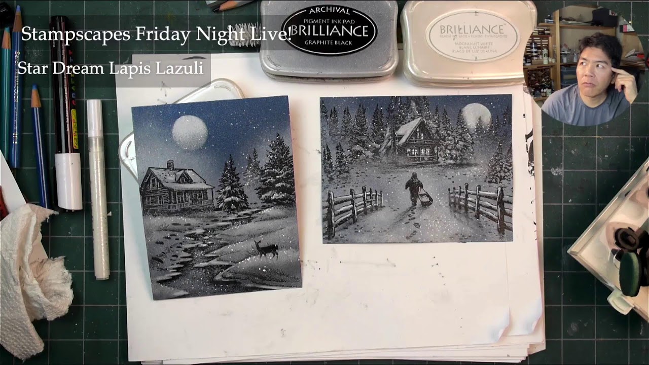 Stampscapes Friday Night Live: Stardream Lapis Lazuli