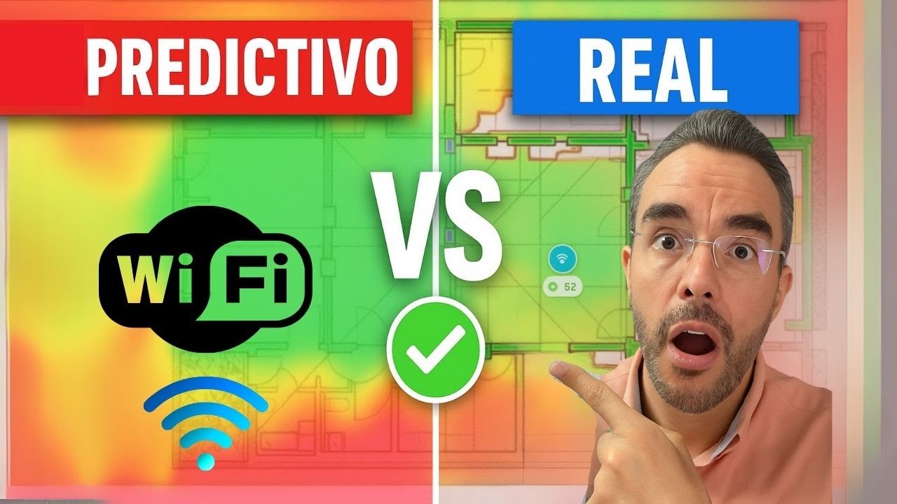 Predictivo WiFi vs. Mapa de Calor Real: Desafío de Cobertura WiFi.