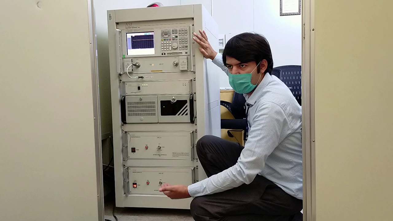 Antenna Test and Characterization using Anechoic Chamber.