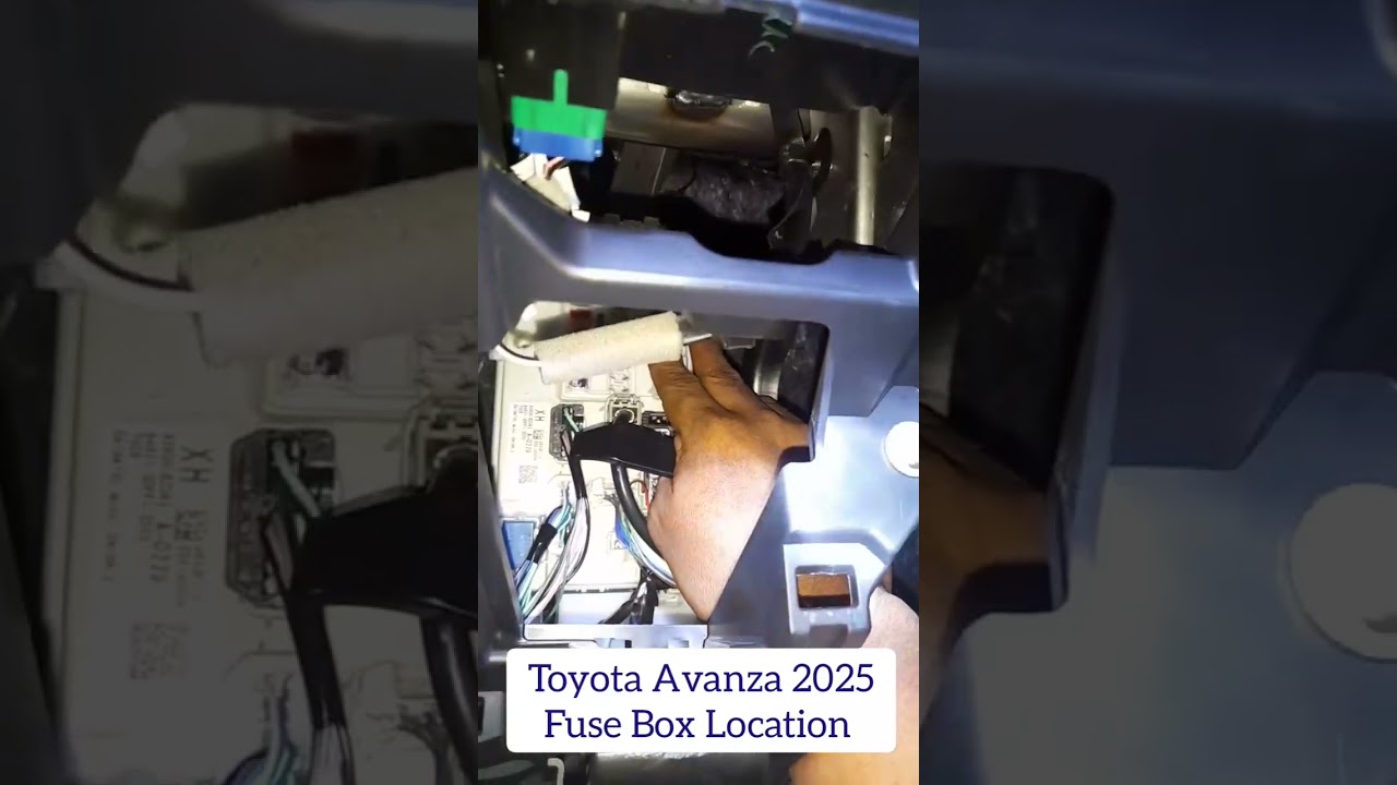 Toyota Avanza 2025 Fuse Box Location. #toyotaavanza2026