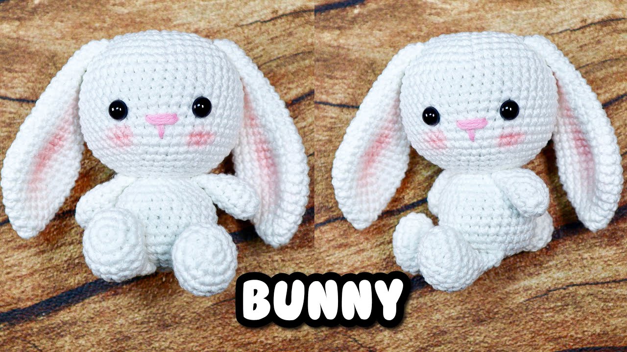 Cozy Crochet Bunny with a Movable Head 🐰✨ Amigurumi Tutorial