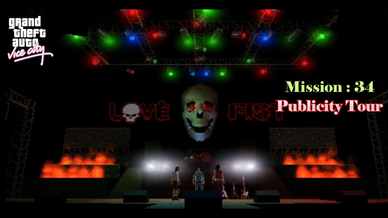 Gta Vice City || Mission 34 || Publicity Tour #grandtheftauto  #gta #PublicityTour #Publicity #tour