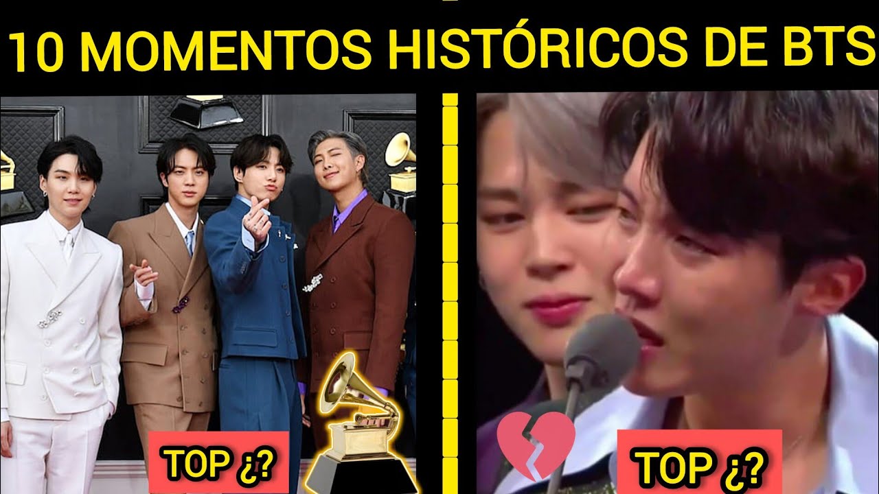 🚨TOP 10 MOMENTOS de BTS QUE IMPACTARON AL MUNDO ENTERO😨