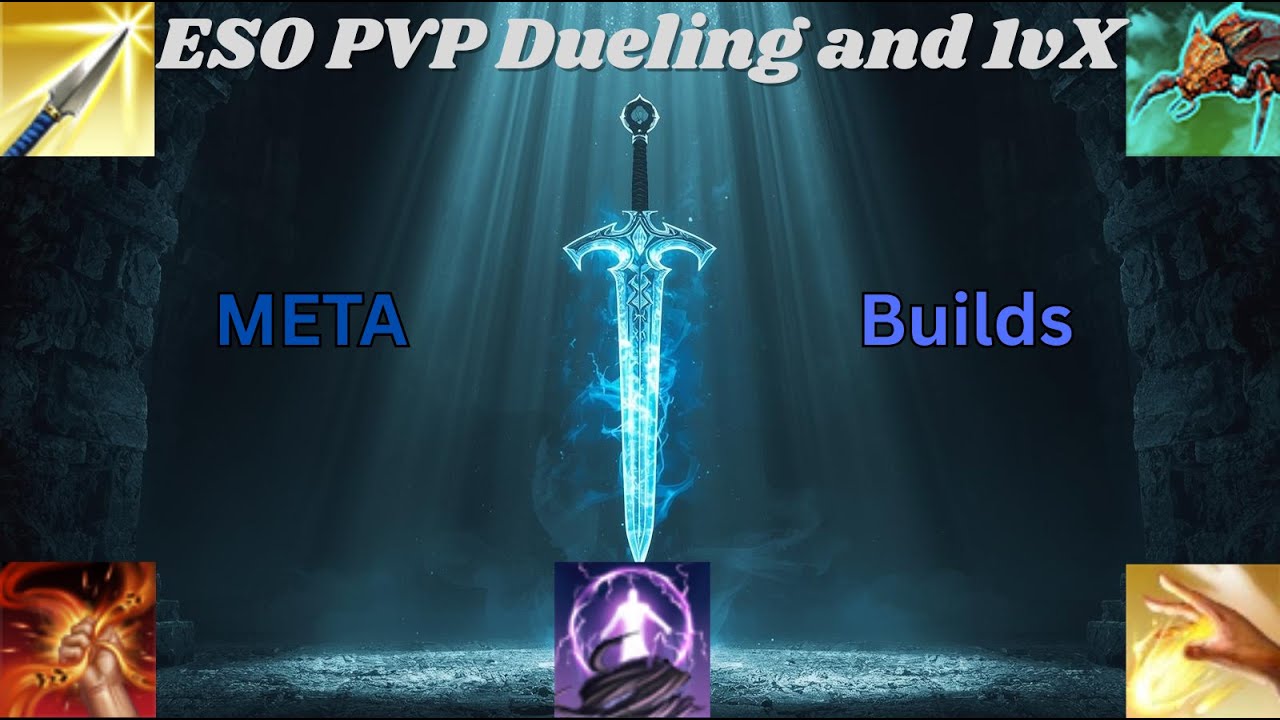 ESO PVP - Dueling Vs Top Players and 1vX - META Builds (included)