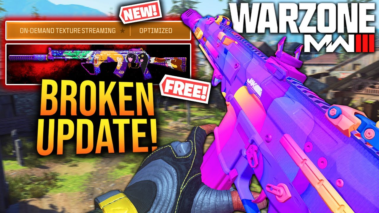 WARZONE: New MAJOR UPDATE is BROKEN! SECRET UPDATES & Changes, FREE REWARDS, & More!