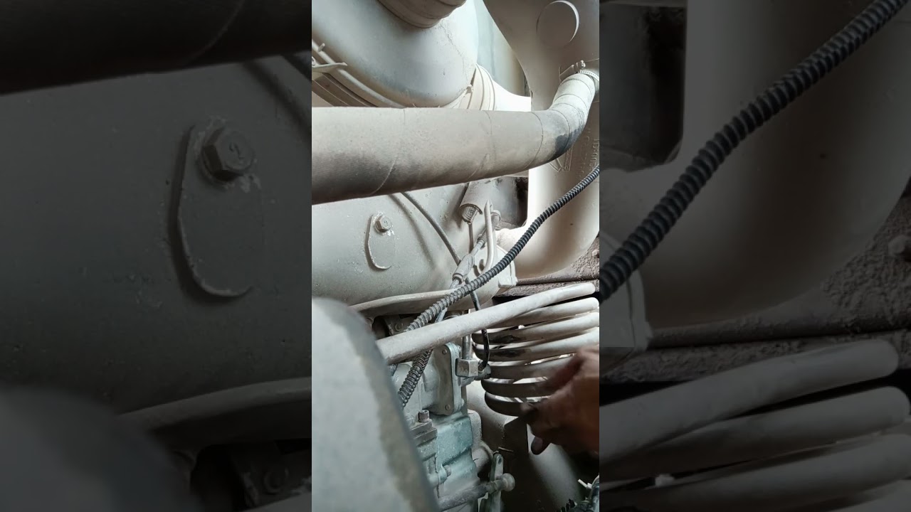 Cách chỉnh cửa dầu, cửa gió xe Howo 371