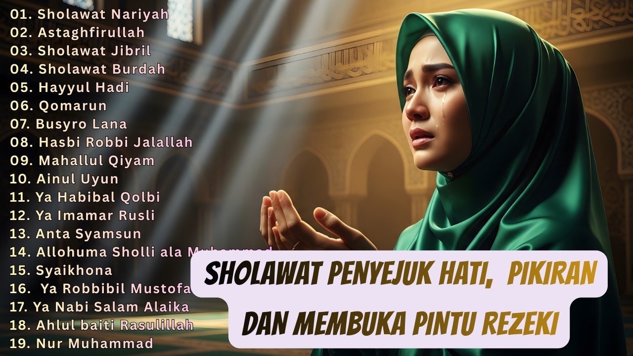 SHOLAWAT NARIYAH PEMBUKA PINTU REZEKI | SHOLAWAT BURDAH JIBRIL | SHOLAWAT NABI MERDU TERBARU 2026