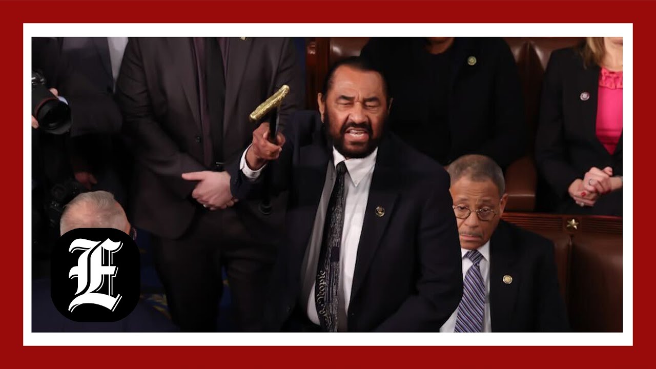 Rep. Al Green ejected for protesting during Trump's joint speech