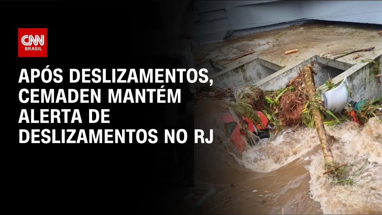 RJ: Carros são arrastados após fortes chuvas em Petrópolis | CNN NOVO DIA