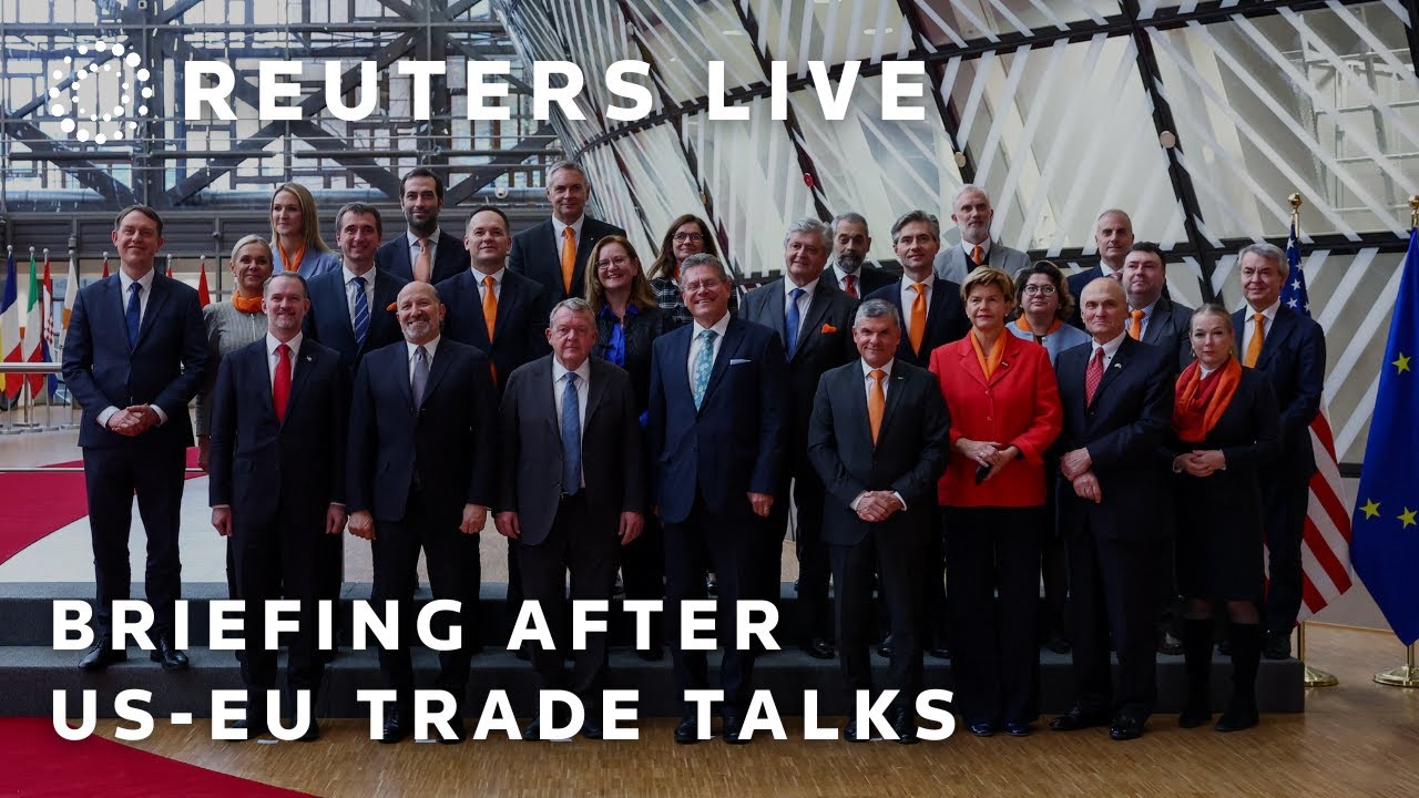 LIVE: EU officials speak after trade talks with US