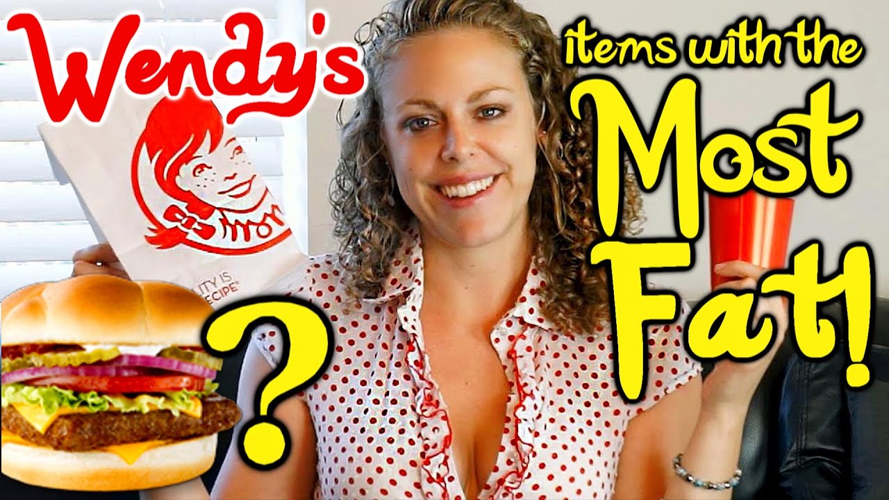 Shocking Amounts of Fat in Wendy's Hamburgers! Worst Foods on the Menu! Health & Weight Loss Tips