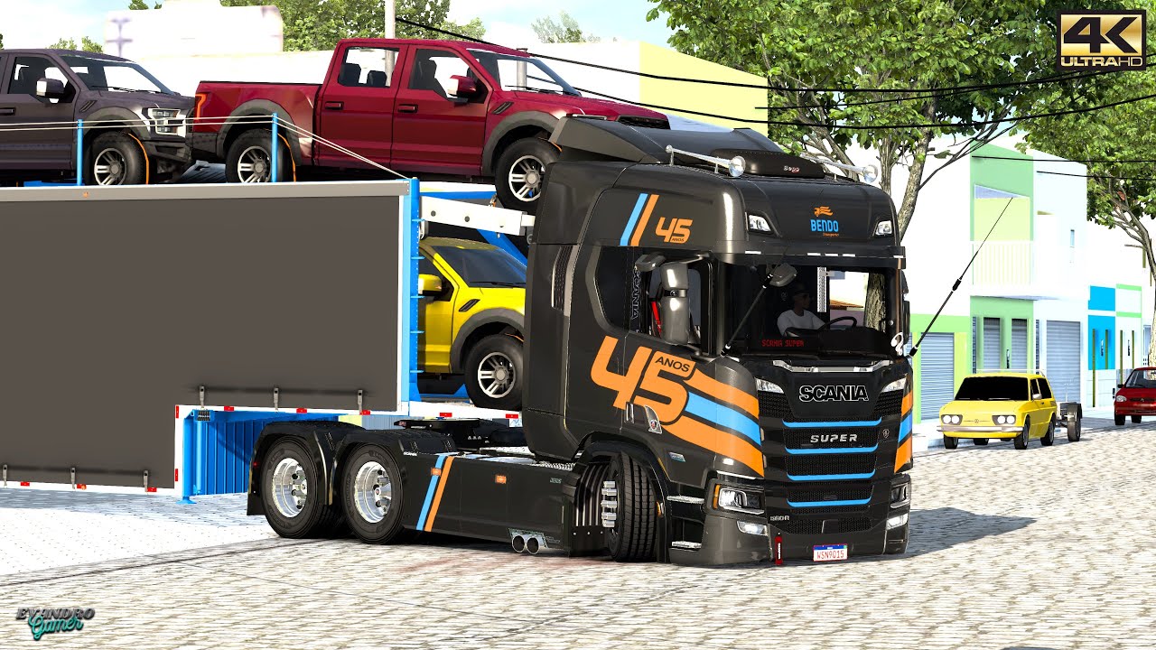 Scania R560 BR SUPER 45 Anos na Segonha Caminhonetes (17 t) Ets2 V1.55