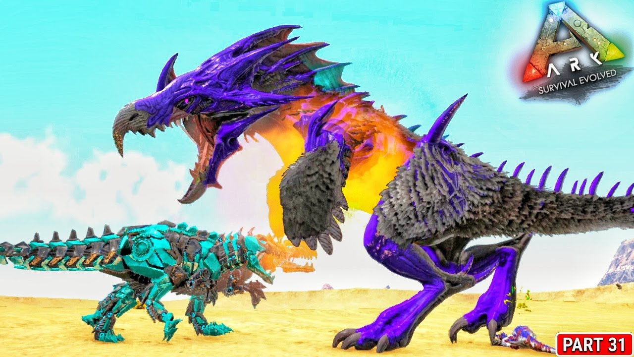 Boss Fight With 20 Bionic Giganotosaurus 🔥🔥 : ARK New Mega Modded : ARK Survival Evolved : Part 31