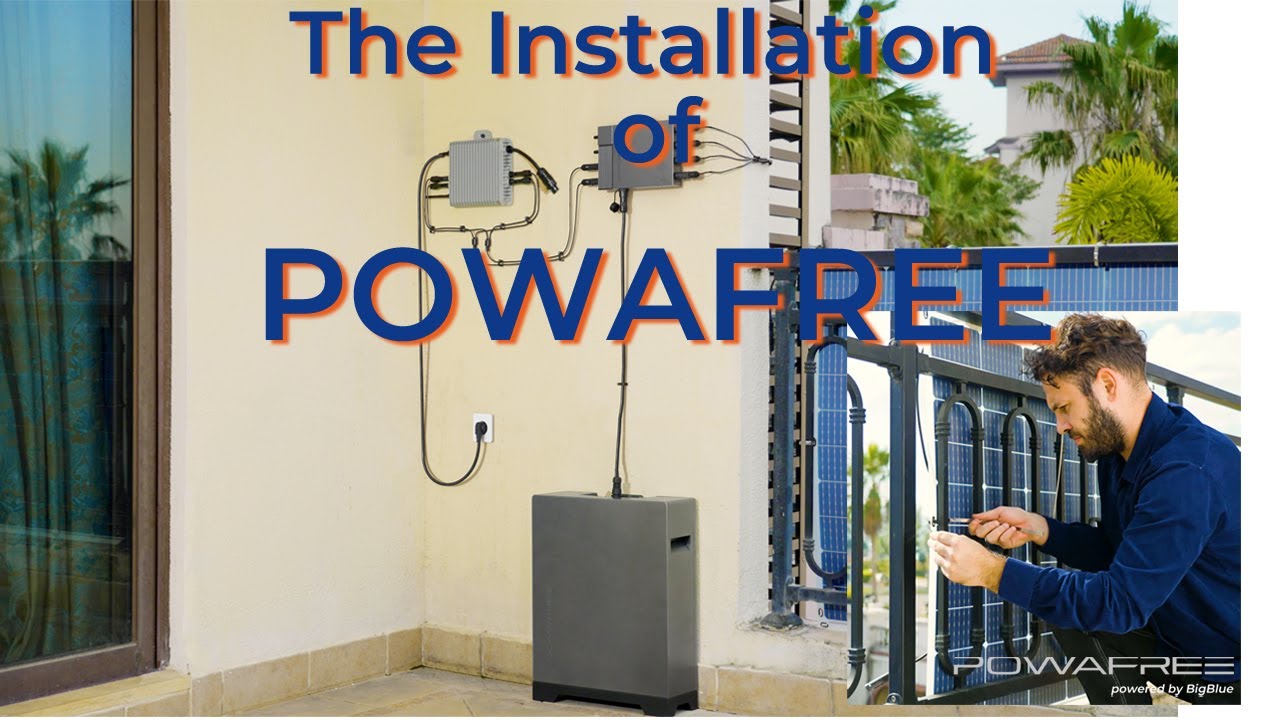POWAFREE Balcony Solar - Установка (полная версия)