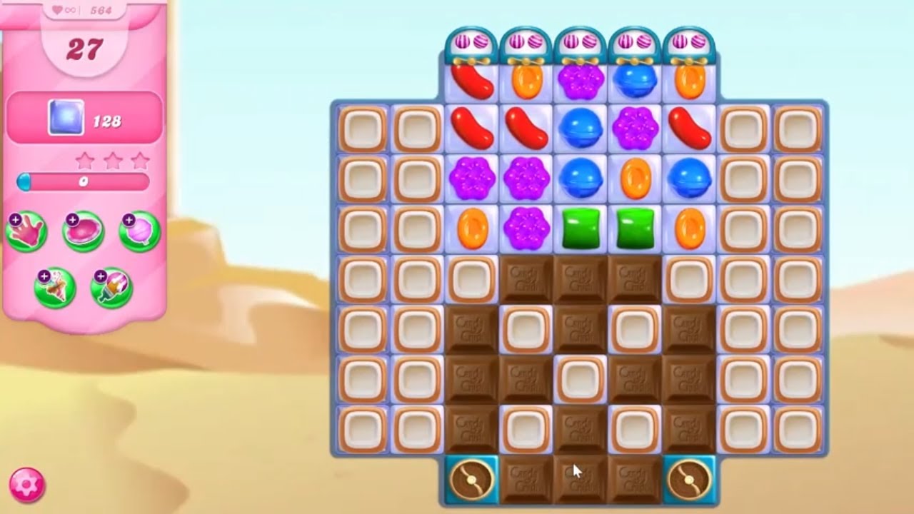 Candy Crush Saga LEVEL 564 NO BOOSTERS (new version)