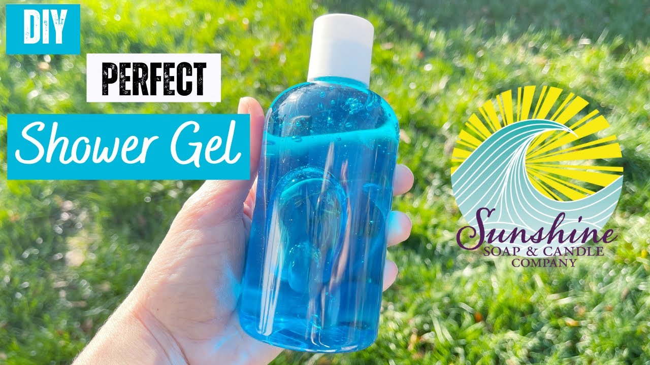 How To Make The Perfect Shower Gel With A Great Lather  (No Lye) Revised Edition