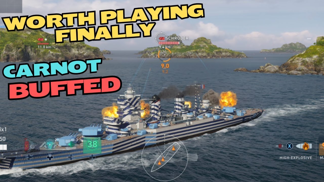 Carnot Got BUFFED - Lets WRECK - World of Warships Legends