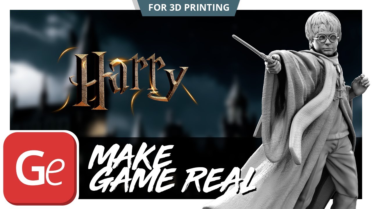 Harry 3D Printing Figurine | Make Game Real