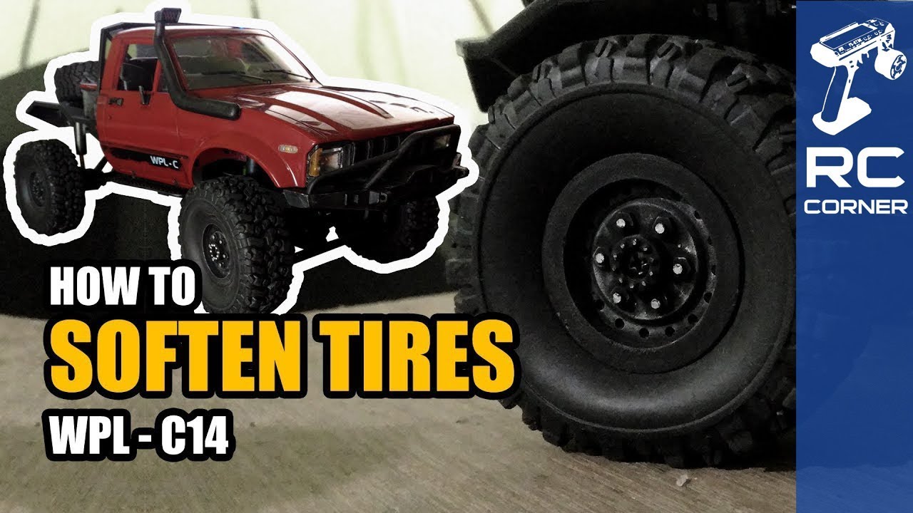 WPL C14 - How to Soften Tires | RC offroad adventure