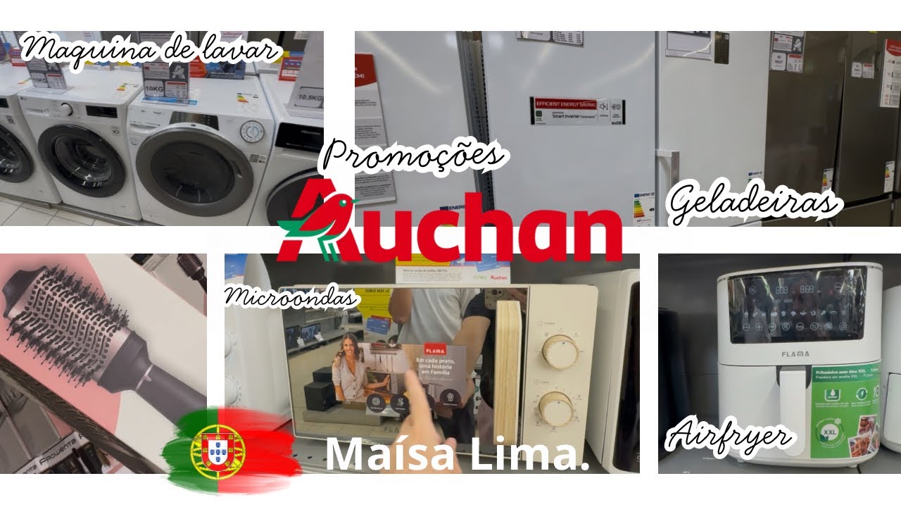 ELETRODOMÉSTICOS em PORTUGAL | AUCHAN 🇵🇹