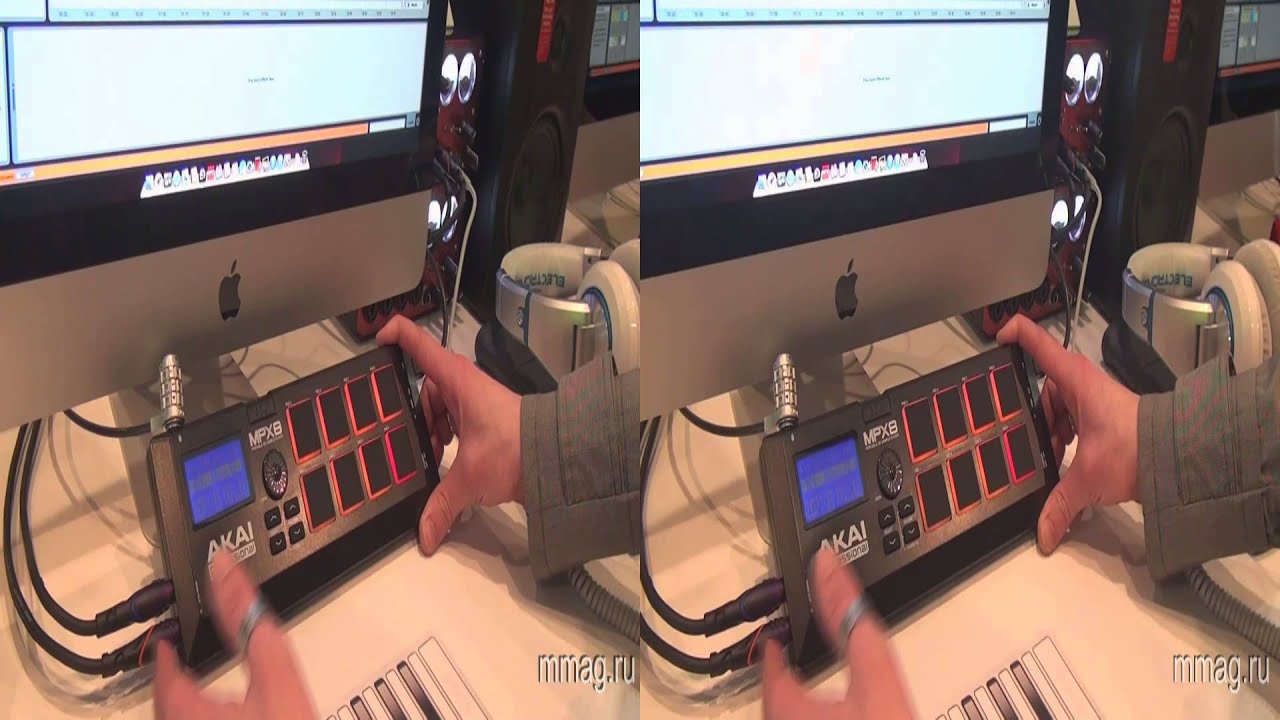 mmag.ru on Musikmesse 2013: Akai MPX8 sampler 3d