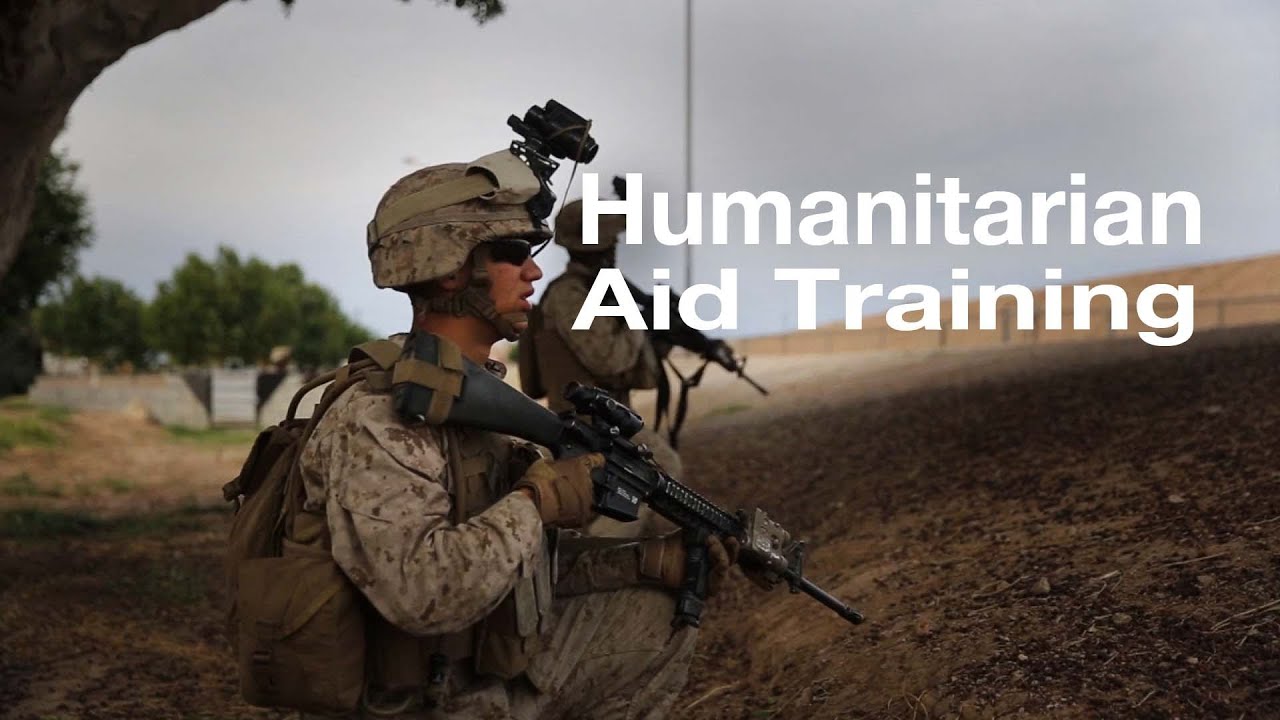 Marines Conduct Foreign Humanitarian Aid Drills