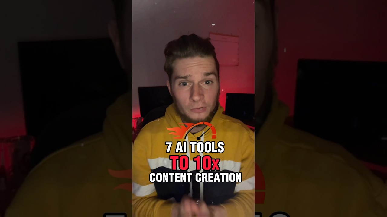 7 AI Tools to Create Content 10X Faster 🤯