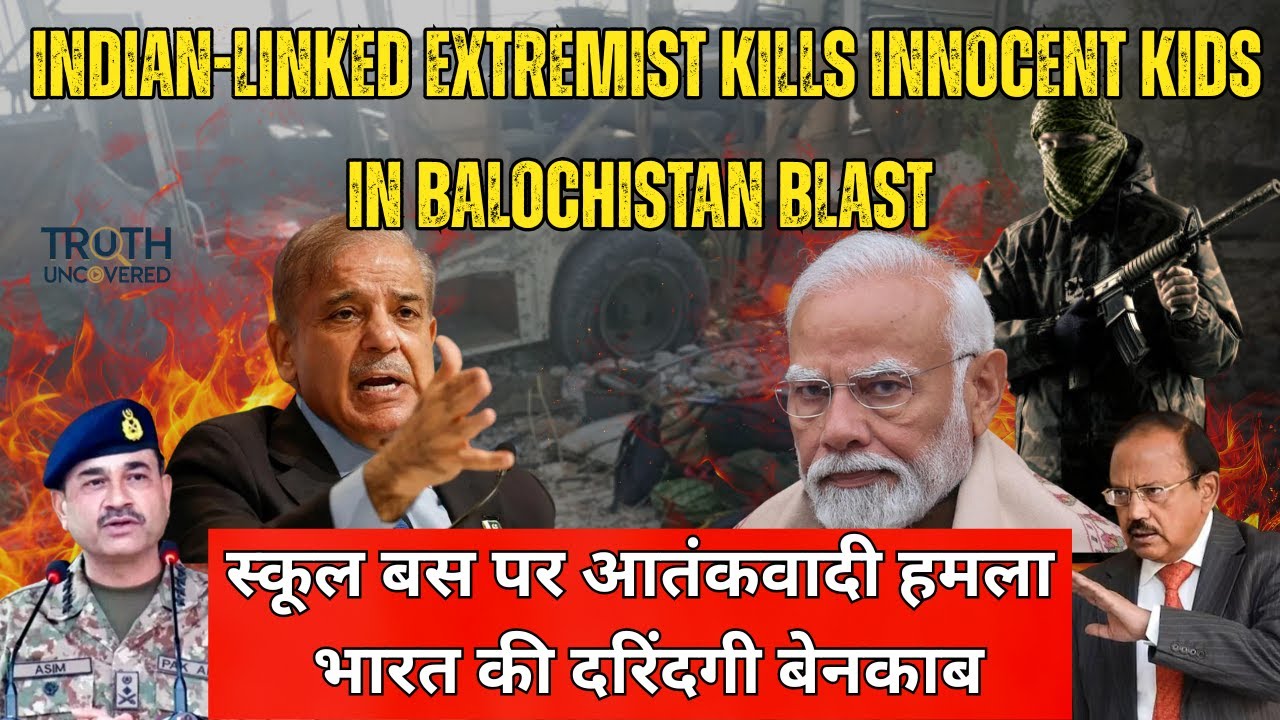 Balochistan Attack | India-Backed Extremist Targets School Bus in Khuzdar!