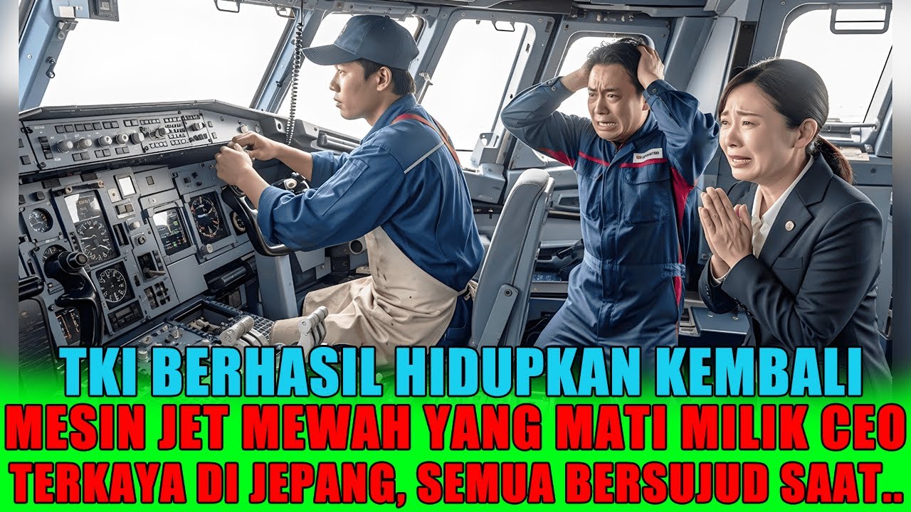 KISAH NYATA‼️TKI PETUGAS KEBERSIHAN JADI PENYELAMAT NASIB JET MEWAH MILIK BOS BESAR JEPANG